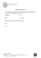 Alternative Address Form (PDF)