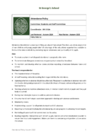 Attendance Policy Autumn 2024