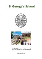 GCSE Options Booklet January 2025