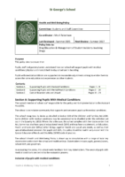 Health & WellBeing Policy Summer 2025