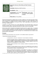 Information Security, Online Safety & Data Protection Policy (Updated Dec 2024)