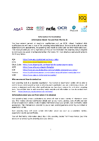 Information for candidates – Privacy Notice