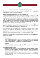 St George’s Sixth Form Criteria 2025-2026