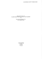 Annual Report for Year End April 2016