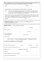 Donation form