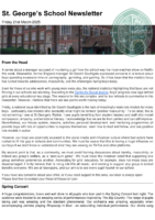 Newsletter 21 March 2025