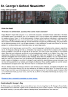 Newsletter 25 April 2025