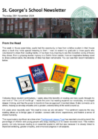 Newsletter 28 November 2024