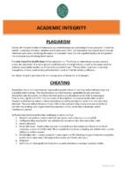 Academic Integrity Policy