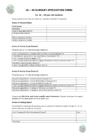 Bursary Application Form