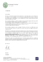 St George’s 6th Form Proposed Changes Schools Letter