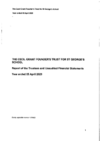 Annual Report for Year End  April 2025