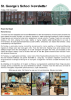 Newsletter 14 November 2025