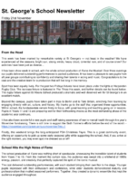 Newsletter 21 November 2025