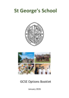 GCSE Options Booklet January 2026